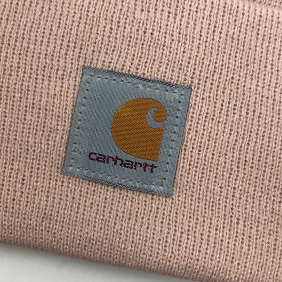- WOMANS ROSE✖️NEW STOCK ⭐️CARHARTT hat beanie *NWT* - Picture 3 of 5